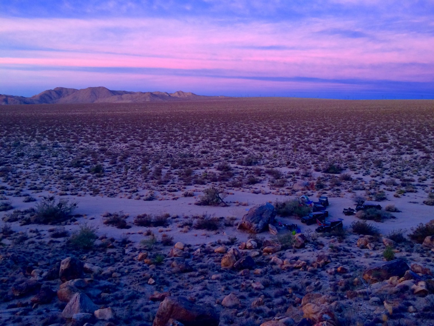 Mojave Trail sunrise