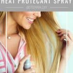 Heat protectant spray for hair
